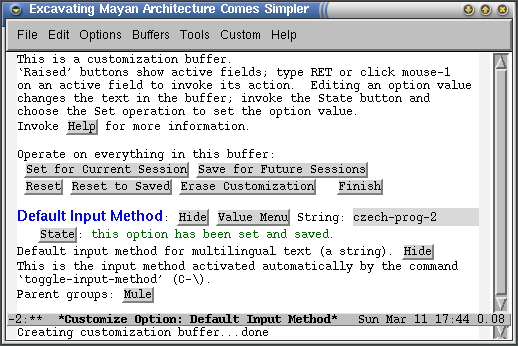 Customizace promnn default-input-method